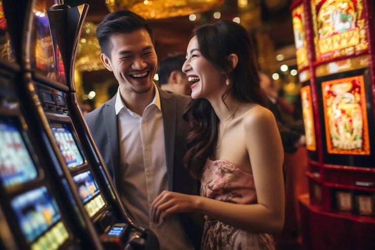 Blackjack strategy chart displayed on mobile device with hand examples